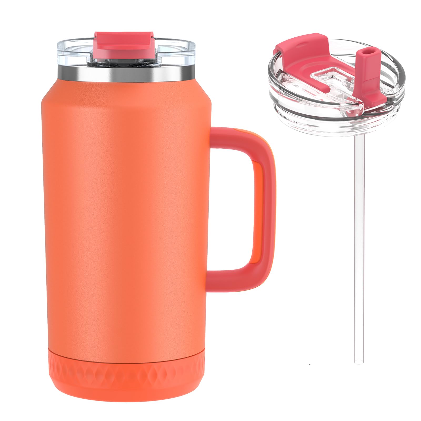 Amazon.com | Hydraful 64 oz Tumbler with Handle and Straw - 100